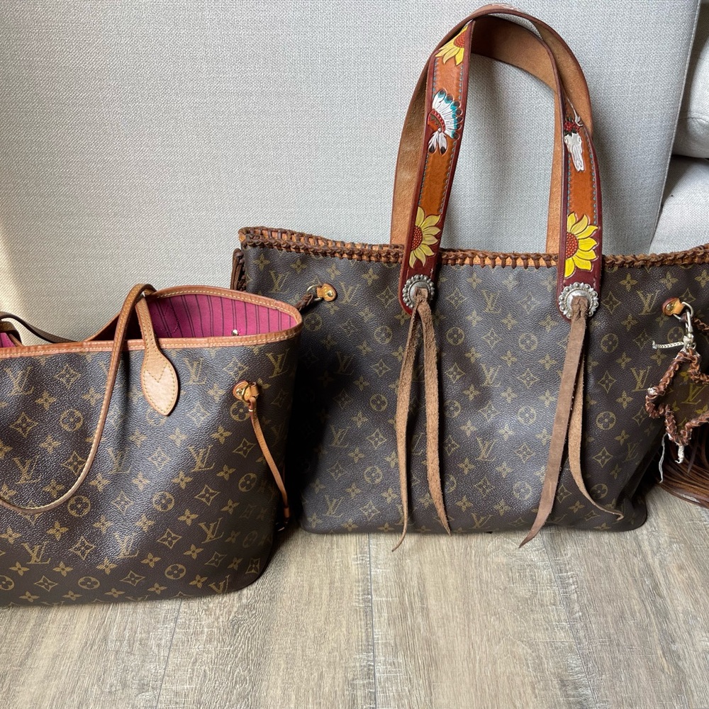 Louis Vuitton fringe neverfull GM - Picture 9 of 15